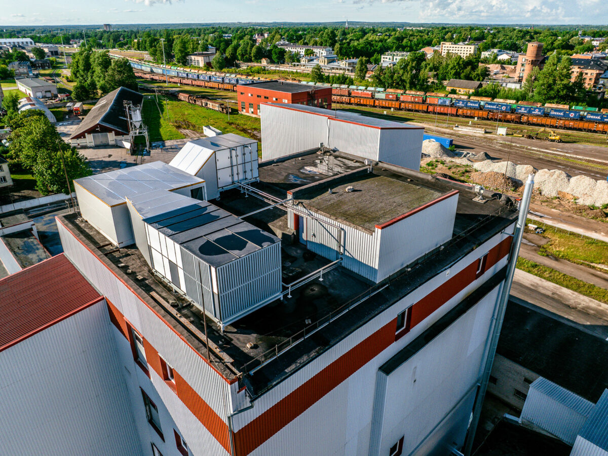 Efficient Industrial Ventilation for Tartu Mill factory, Estonia