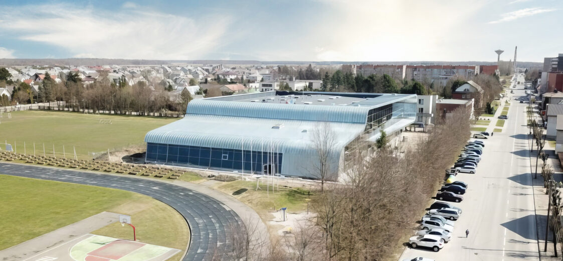 New Swimming Pool Building in Kretinga, Lithuania