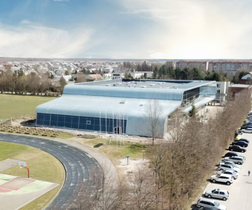 New Swimming Pool Building in Kretinga, Lithuania